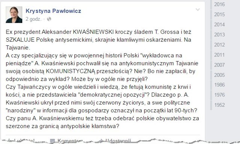 Pawłowicz o Tajwanie