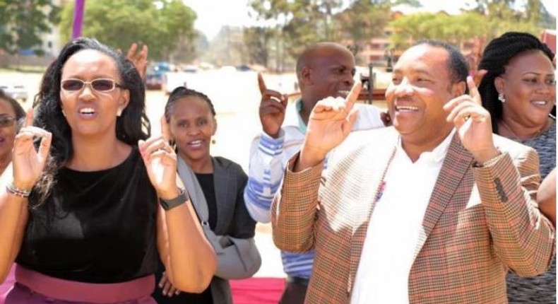 Ferdinand Waititu and his wife Susan Wangare