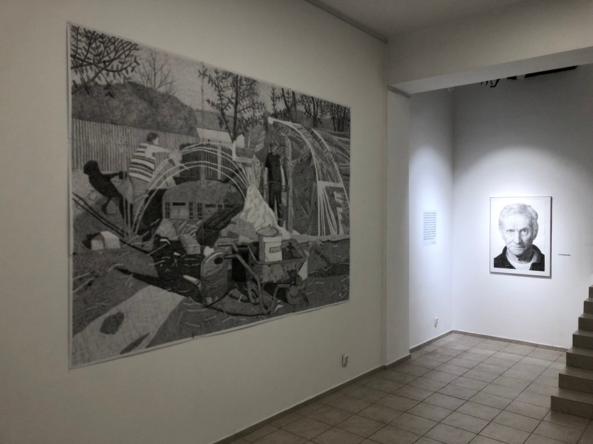 Izloženi radovi Aleksandra Bajunovića i Predraga Đukića