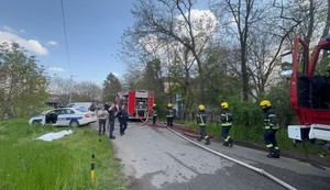 Požar u baraci kod Plavog mosta