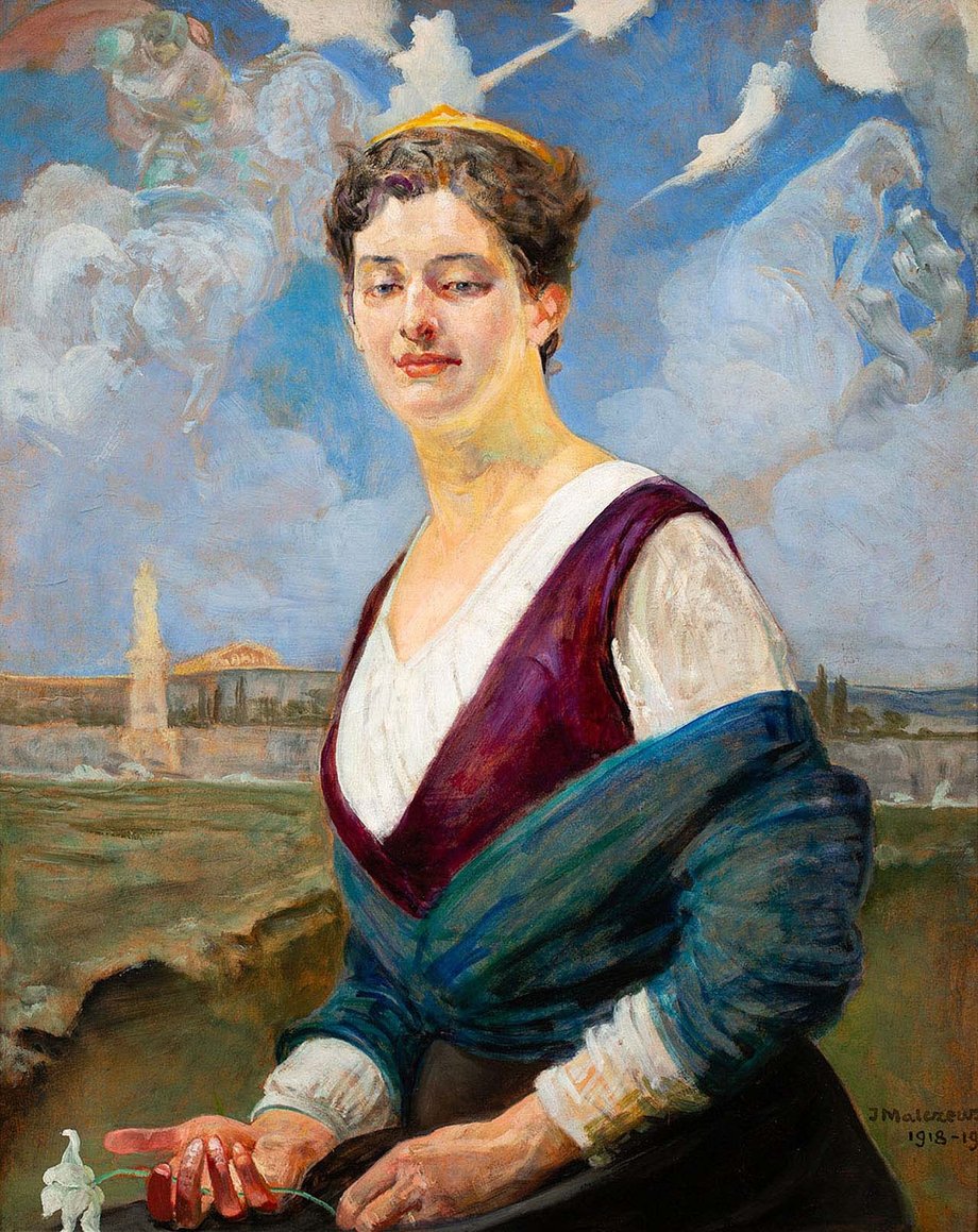 Jacek Malczewski "Dziesiąta muza", 1918-1919