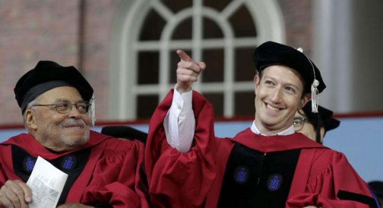 Mark Zuckerberg graduates from Havard