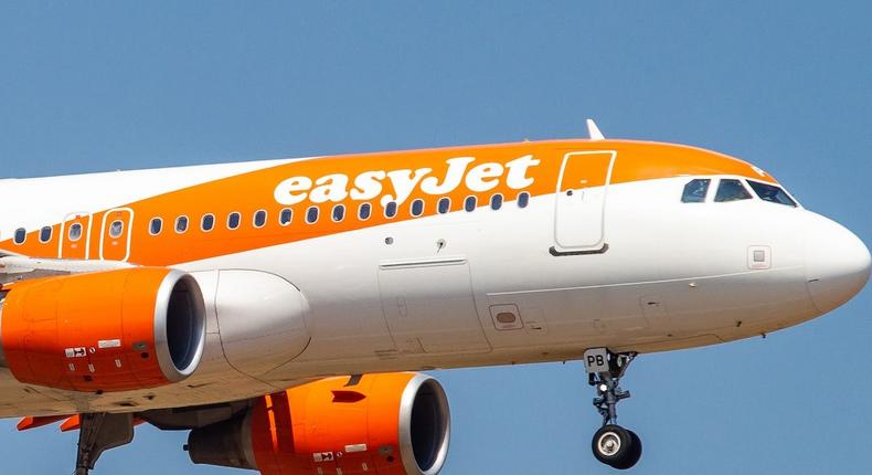 An easyJet Airbus A320-200 aircraft.Nicolas Economou/NurPhoto via Getty Images