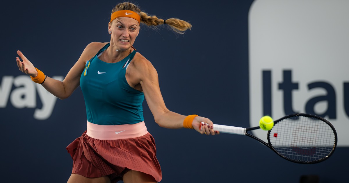 Tenis.  WTA v Miami.  Petra Kvitová je soupeřkou Igy Świątka.  Těžká výzva pro favorita