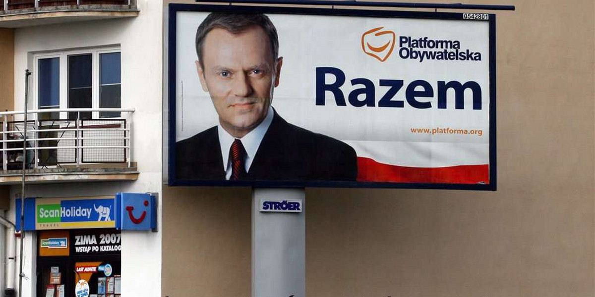 Platforma rezygnuje z billboardów