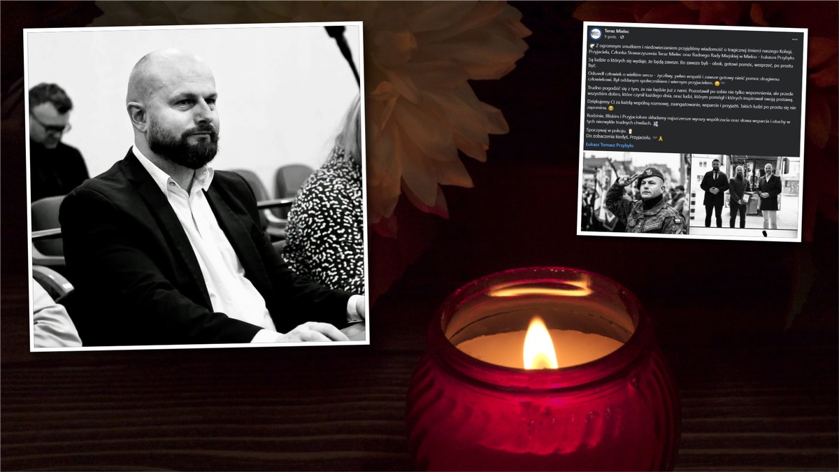 Mielec w żałobie. Nie żyje znany samorządowiec Łukasz Przybyło. "Tragiczna śmierć"