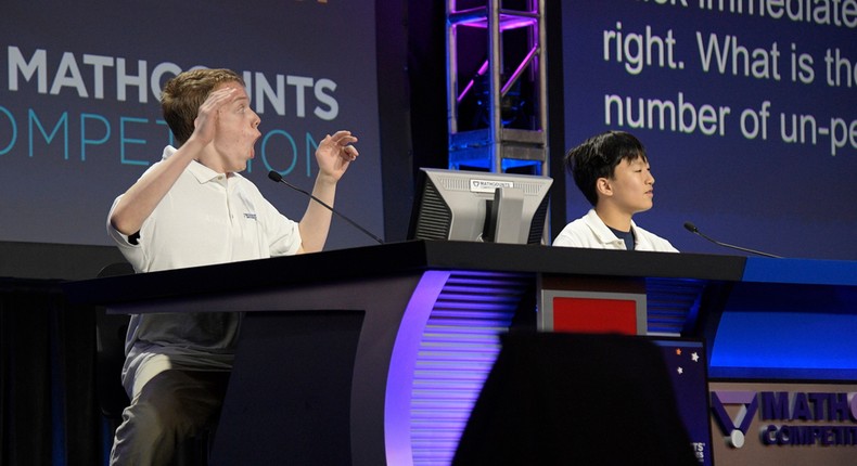 Luke Robitaille, left, and Andrew Cai, right.