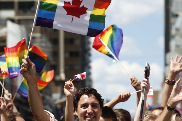 The Annual Parade Takes Place On The Final Weekend Of Celebrations With PM Justin Trudeau