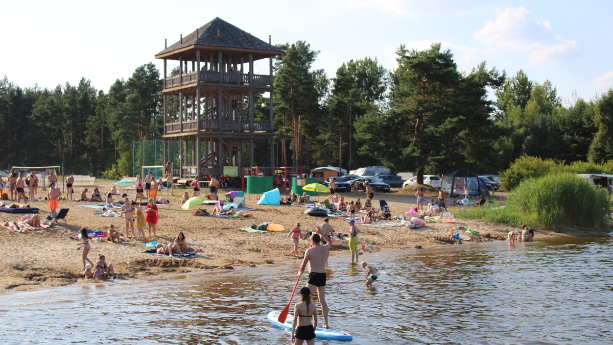 Plaża nad zalewem Siemianówka, Bondary/Rudnia