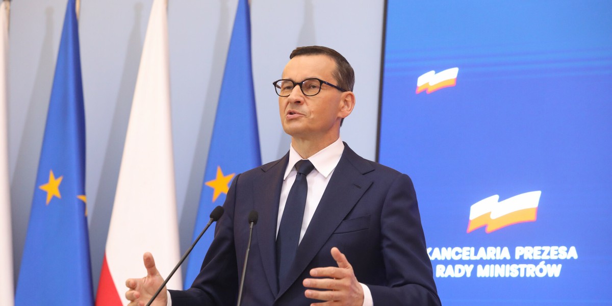 Premier Mateusz Morawiecki.