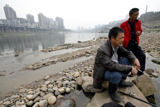 CHINA-DROUGHT-WARMING-FARM