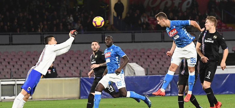 Liga włoska: 12. trafienie Arkadiusza Milika, Napoli zrewanżowało się Sampdorii