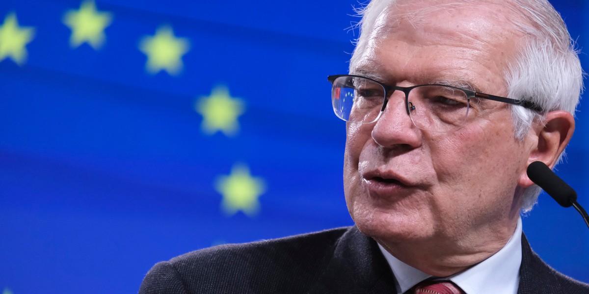 Josep Borrell wskazuje, że utrzymanie blokady spowoduje wzrost ilości broni przesyłanej na Ukrainę