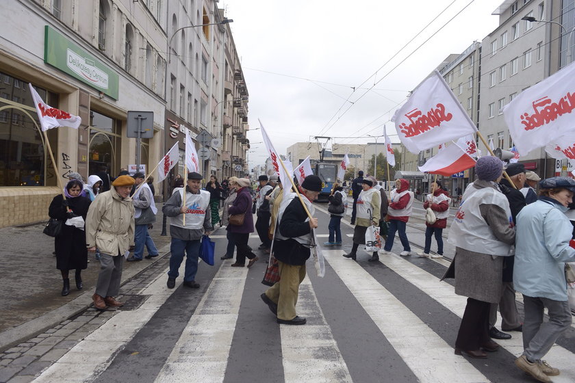 Protest Seniorów we Wrocławiu