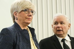 Julia Przyłębska i Jarosław Kaczyński