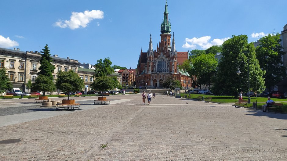 Rynek Podgórski w Krakowie.