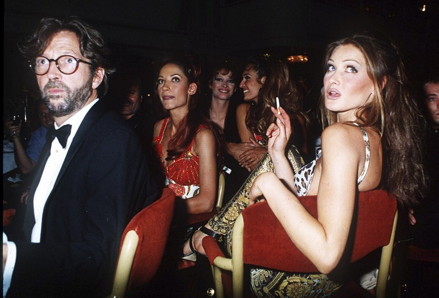 Carla Bruni i Eric Clapton (fot. Getty Images)