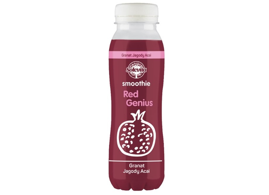 Smoothie Red Genius z firmy Solevita o pojemności 250 ml