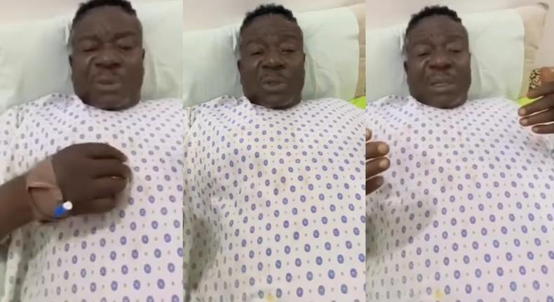 Mr Ibu begs for prayers over critical health condition; P Square and others shows support