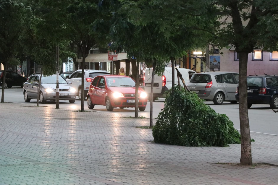 Vetar lomio grane drveća u Čačku