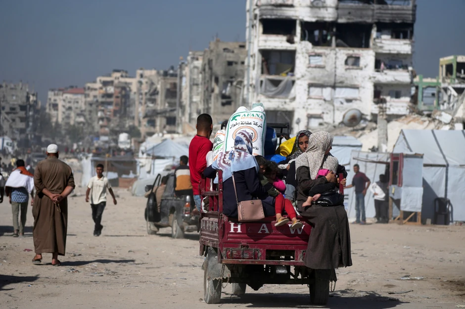 Gaza, Pojas Gaze, ljudi beže nakon izraelskih napada na Gazu