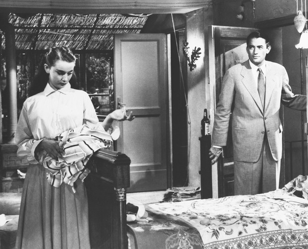 Audrey Hepburn i Gregory Peck w filmie 'Rzymskie wakacje'
