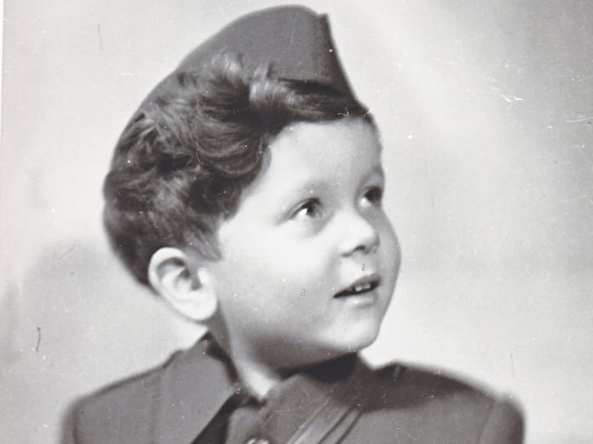 Aleksandar Mišo Broz kao dečak