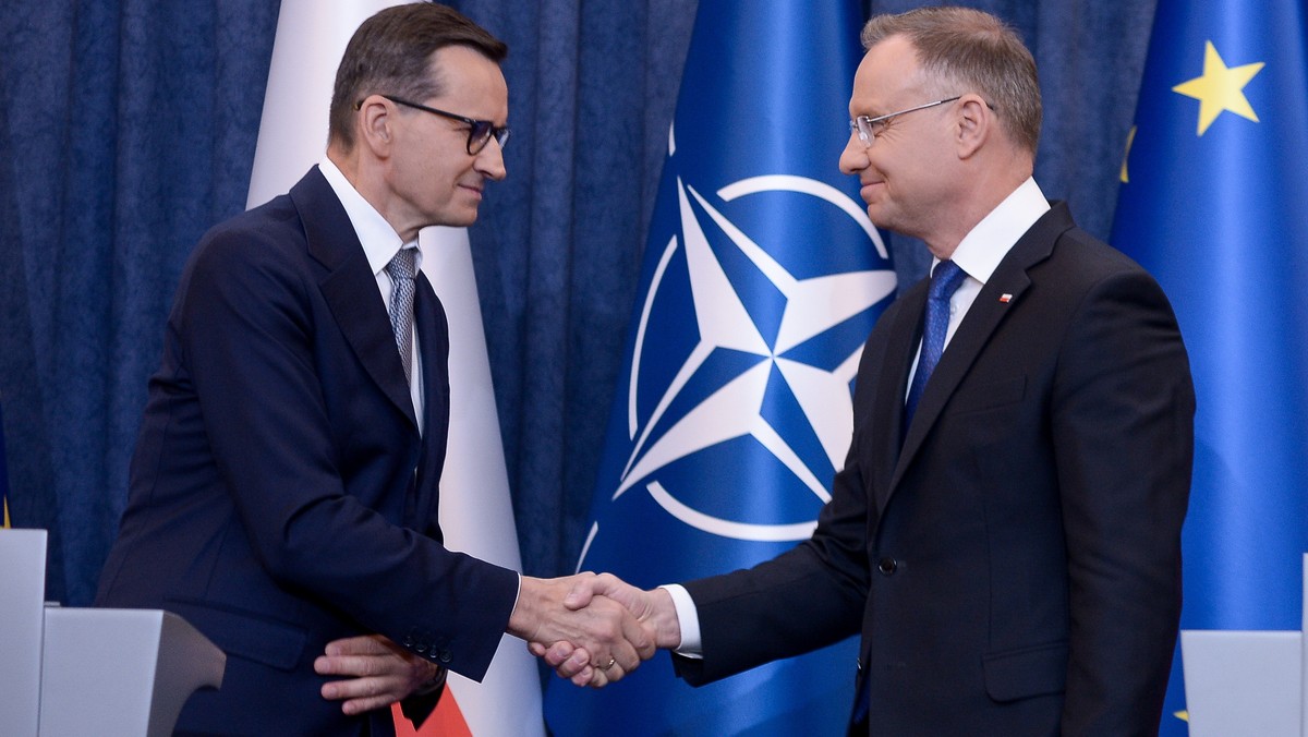 Mateusz Morawiecki i Andrzej Duda