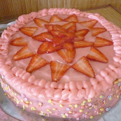 Szamóca torta