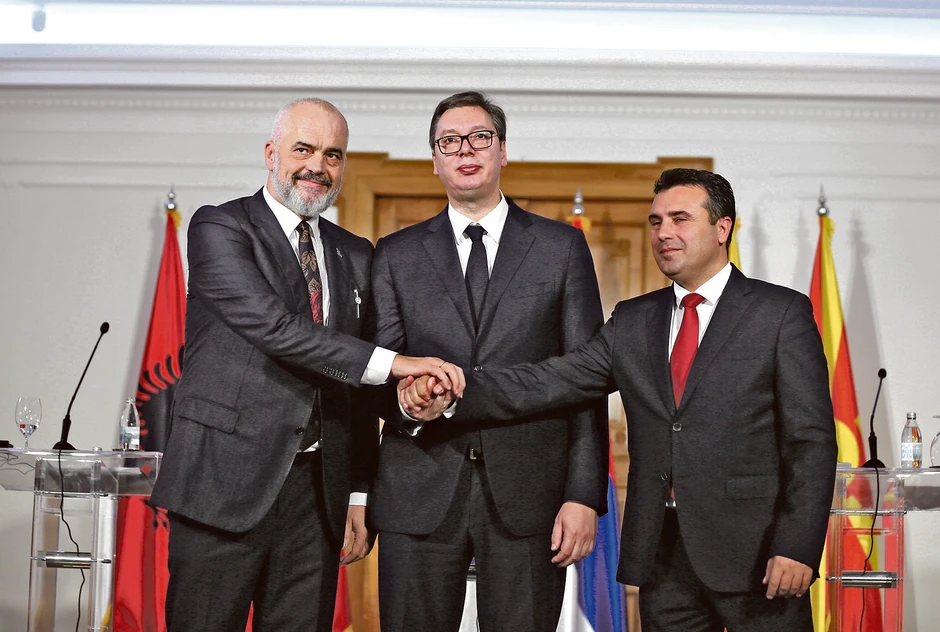Edi Rama, Aleksandar Vučić i Zoran Zaev