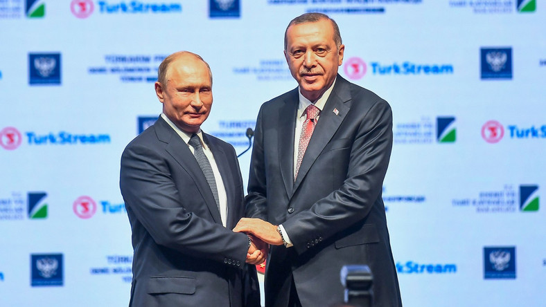 Władimir Putin i Tayyip Recep Erdogan