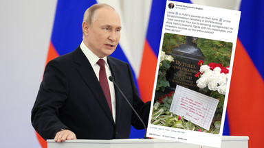 Na grobie rodziców Putina pojawił się list. Zdjęcie obiegło cały świat