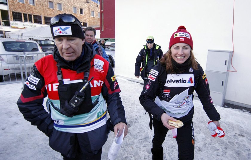 Justyna Kowalczyk i Aleksander Wierietielny