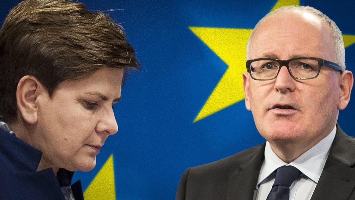 Timmermans Szydło