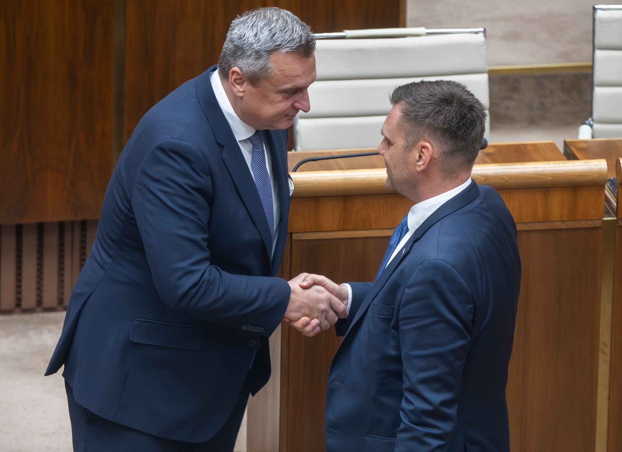 Andrej Danko a Tomáš Taraba. 