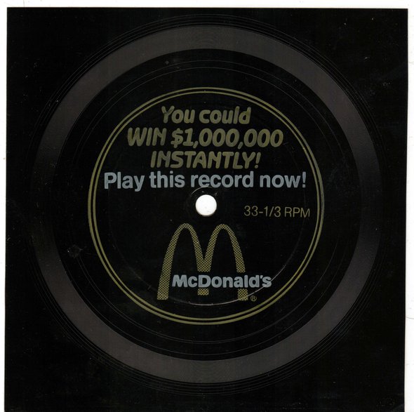 Promocyjny Flexi Disc od McDonald's