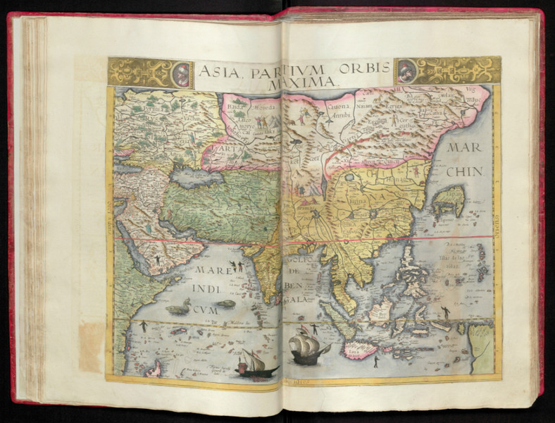 Atlas "Speculum orbis terrae" (Zwierciadło całego świata) Gerarda i Cornelisa de Jode, z kolekcji Muzeum Narodowego w Warszawie