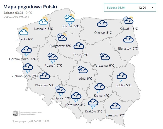 Prognoza Pogody Dla Polski Jaka Pogoda W Wielka Sobote 3 Kwietnia 2021 Wiadomosci