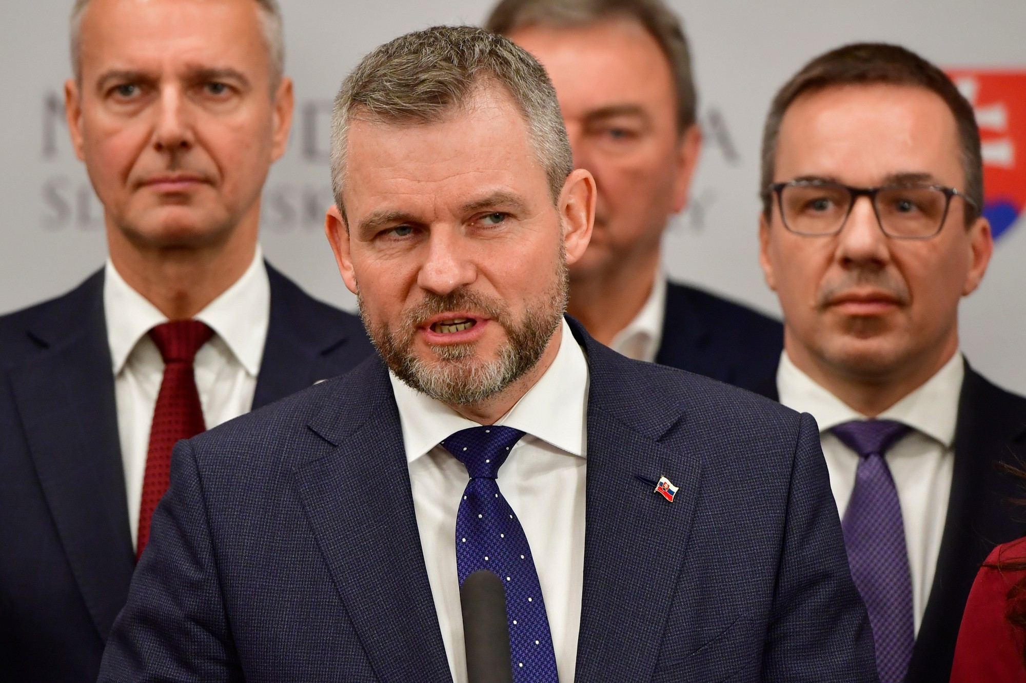 Predseda strany Hlas-SD Peter Pellegrini.