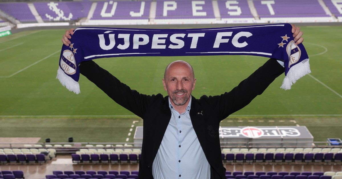 Bemutatták az Újpest új vezetőedzőjét, Damir Krznart