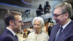 Makron, Lagard i Vučić