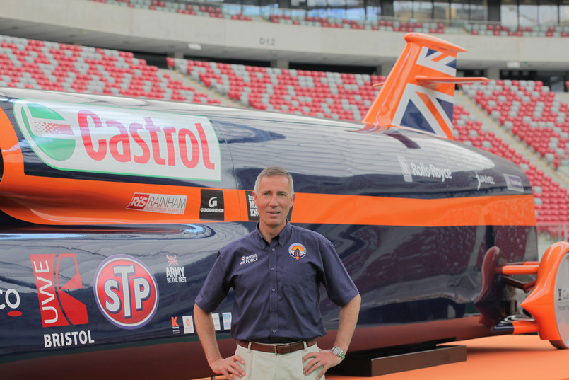 Bloodhound SSC, czyli najszybszy samochód świata w Polsce! Zobacz zdjęcia