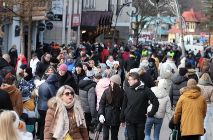 Zakopane pełne gości na Sylwestra. "Rezerwowane są już ostatnie pokoje"