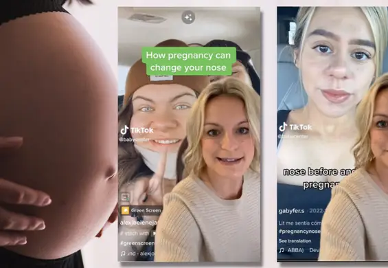 Czy "ciążowy nos" istnieje naprawdę? Mówi o tym cały TikTok