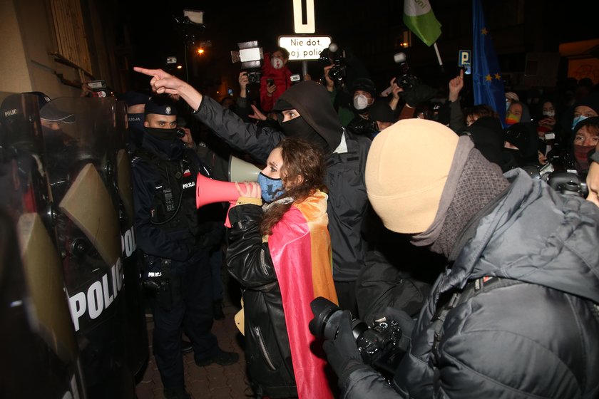 Protest Strajku Kobiet w Warszawie