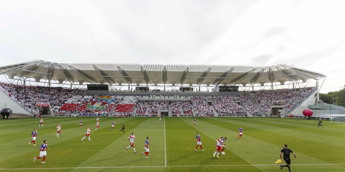 Nowy piękny stadion ŁKS Łodź! Zobacz