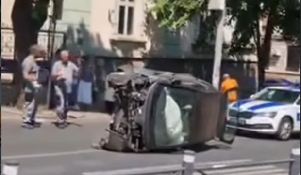 Saobraćajna nesreća u Beogradu u Francuskoj ulici