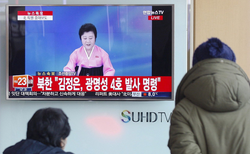 Mieszkańcy Korei Południowej oglądają program nadawany z Korei Północnej