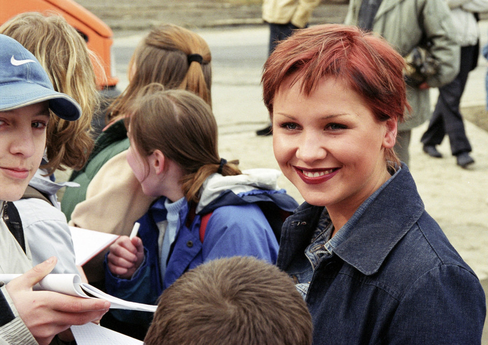 Karolina Pachniewicz na planie filmu "Yrek"