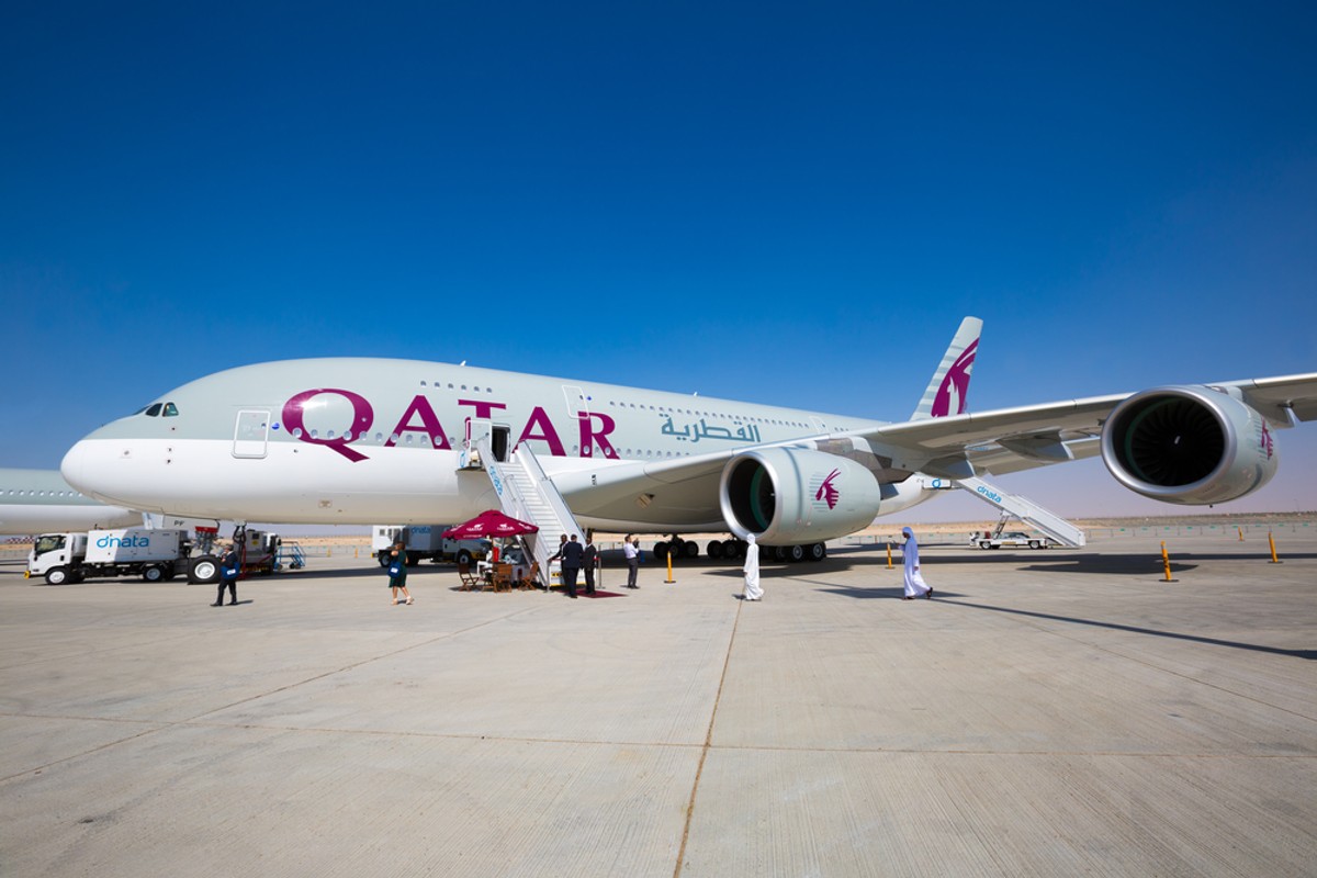 samolot Qatar Airways